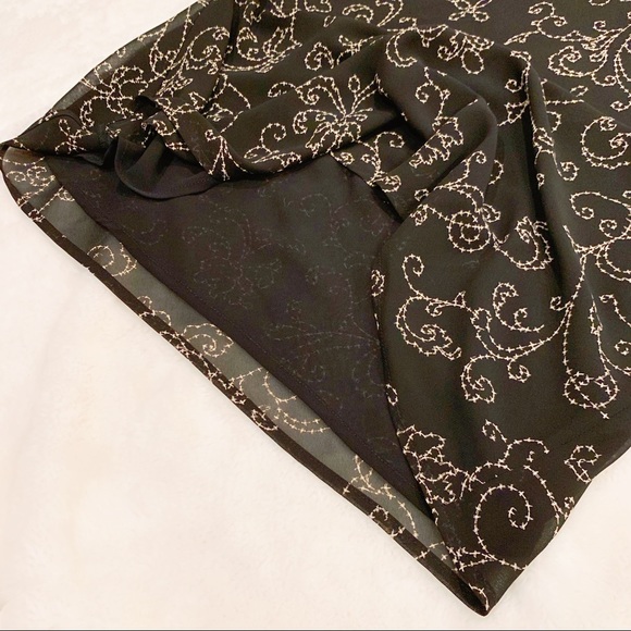 The Limited Black Print Dress Size 2 - Picture 7 of 7